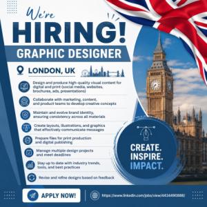 Graphic Designer Required in London