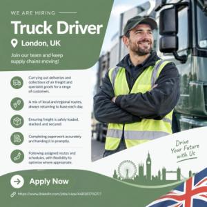 Truck Driver Required in London