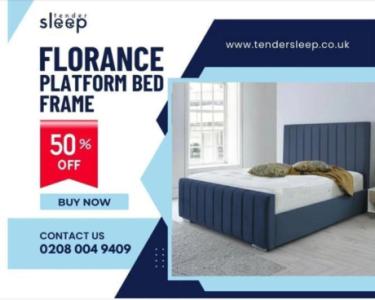 50% off | Florance Platform Bed Frame