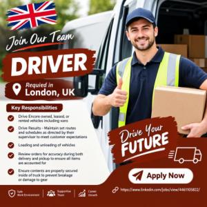 Driver Required in London
