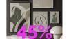 Wall art prints Black Friday sales 45% off plus extra 10% using my code below