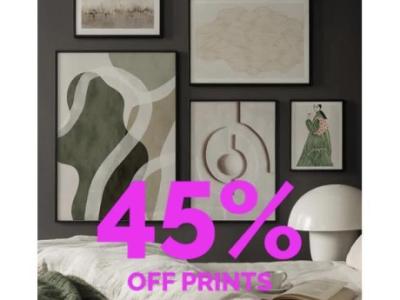 Wall art prints Black Friday sales 45% off plus extra 10% using my code below