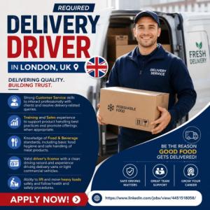 Delivery Driver Required in London