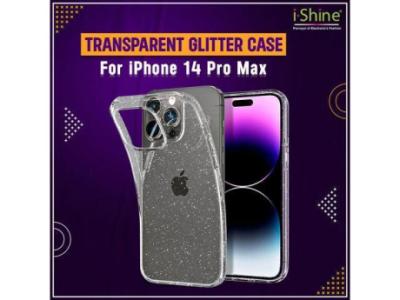 Buy Bulk Transparent Glitter Case For iPhone 14 Pro Max in Ireland