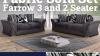 Fabric Sofa Set Farrow 3 and 2 Seater