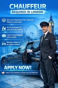 Chauffeur Required in London