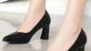 Pointed Toe Mid-Heel Office Womens Shoes,NEW!