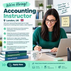 Accounting Instructor Required in London