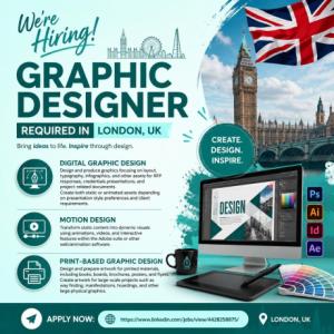 Graphic Designer Required in London