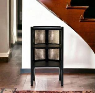 Modern Teak Wood Bedside Table.