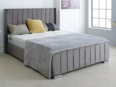 Introducing the Plush Velvet Royal Wing Bed"