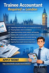 Trainee Accountant Required in London