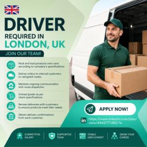 Driver Required in London