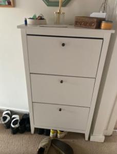 Dunelm White Shoe Rack