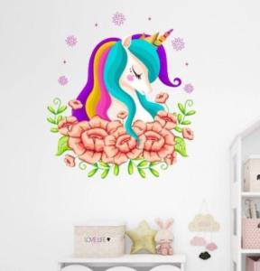 Transform Your Space with Magical Unicorn Wall Stickers | Huetion