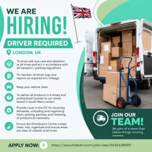 Driver Required in London