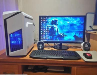 Complete Gaming PC New Intel Quad Core, 2.80Ghz (3.33GHz iGB DDR3 500HD Win 10 Pro 64