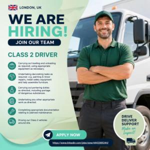 Class 2 Driver Required in London