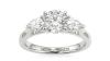 Buy Now - Round with Pear Trilogy Diamond Engagement Ring