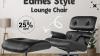 Buy Best Classic All Black Eames Lounge Chair in UK