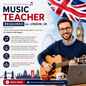 Music Teacher Required in London