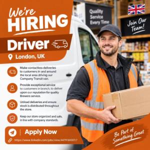 Driver Required in London