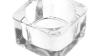 Square Tealight Holder Clear