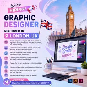 Graphic Designer Required in London