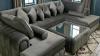 Premium Fabric U-Shape Corner Sofa Set