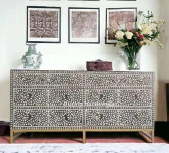 Bone Inlay Buffets and Sideboards by Luxury Handicraft