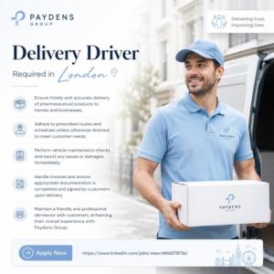 Delivery Driver Required in London