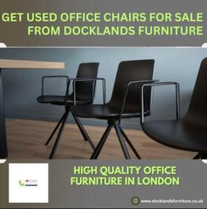 Get used office chairs from Docklands Furniture for sale