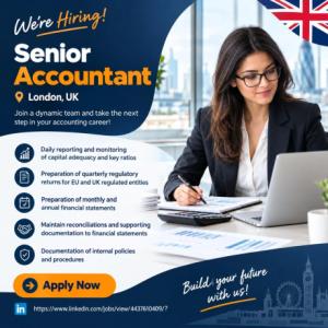 Senior Accountant Required in London