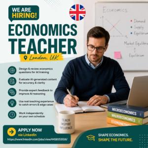 Economics Teacher Required in London
