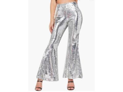 Women's flare pants flare sequins1102