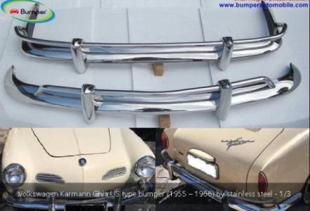 Volkswagen Karmann Ghia US type bumper (1955 – 1966) by stainless steel