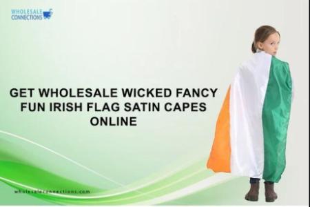 Get Wholesale Wicked Fancy Fun Irish Flag Satin Capes Online