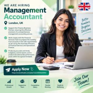Management Accountant Required in London