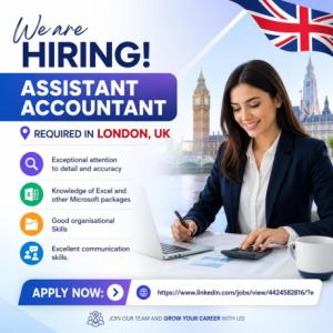 Assistant Accountant Required in London