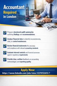 Accountant Required in London