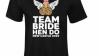 Personalised Rude Wings Team Bride Hen T-Shirt