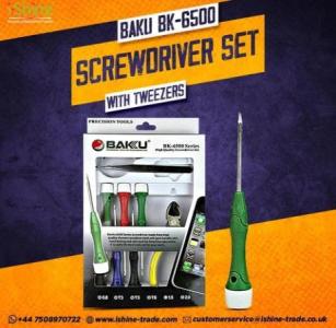 Buy Bulk BAKU BK-6500 Screwdriver Set For Tweezers in UK