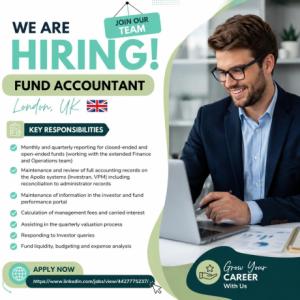 Fund Accountant Required in London