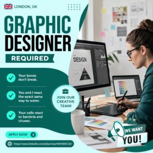 GRAPHIC DESIGNER Required in London