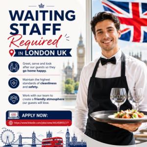 Waiting Staff Required in London