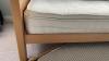 Aspace Oak single bed and truckle, both mattresses