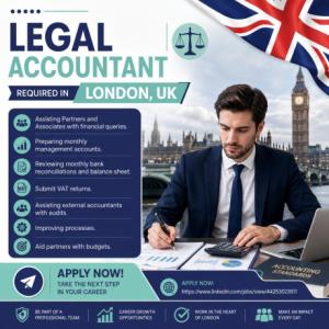 Legal Accountant Required in London