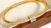Luxury Gold Triple Row Detail Bracelet