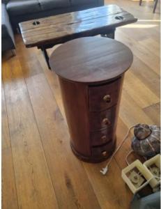 Round Wooden Drum Drawers