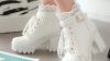 High Heel Lace-up Platforms Women’s Motorcycle Boots,NEW!
